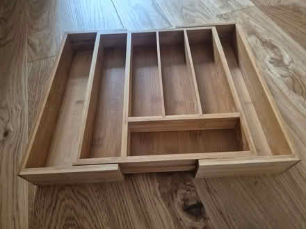 Photo of free Bamboo cutlery tray (Sw155au, Barnes) #3