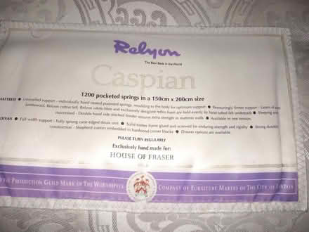 Photo of free Relyon Caspian Single Mattress (Havant PO9) #3
