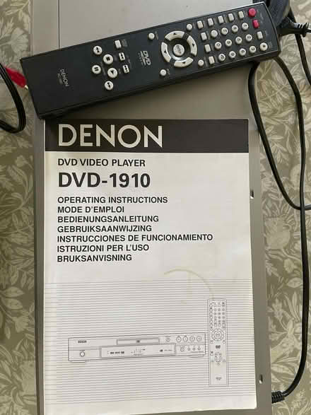Photo of free Old Denon DVD player (NB not HDMI connector) (West Malvern CP WR14) #1