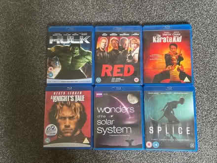 Photo of free Blue-ray Discs x 6 (Black Park LL14) #1