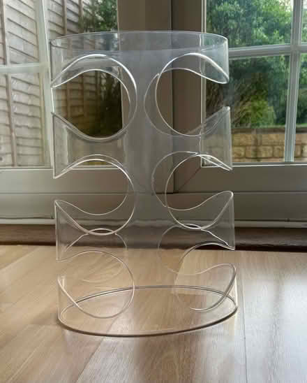 Photo of free Acrylic 6-bottle wine rack (Barkham RG41) #1