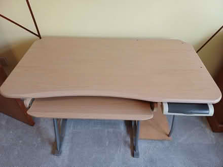 Photo of free Computer Desk with Keyboard W 110cm x L 65cm x H 75cm (Orgreave S13) #1