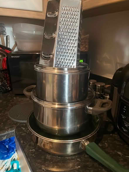 Photo of free Pots & Grater (E5 Harry Zeital Way) #1