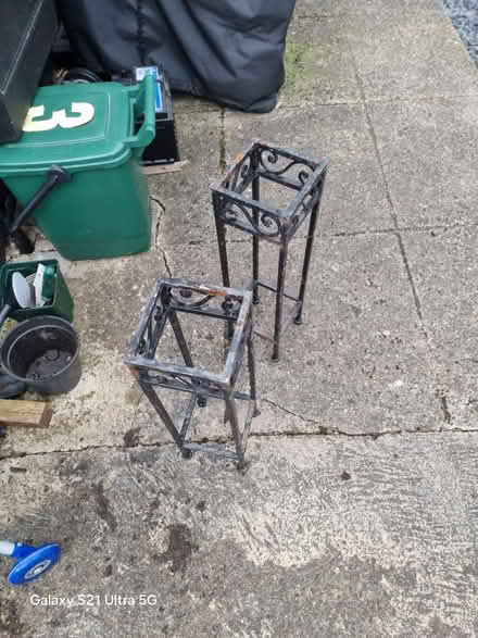 Photo of free 2 pot plant stands (Steventon OX13) #1
