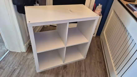 Photo of free IKEA KALLAX Shelving unit, white, 77x77 cm (Twickenham TW1) #2