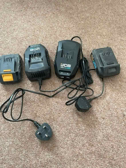 Photo of free Batteries and chargers (Sunnyhill, Derby DE23) #1