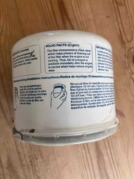 Photo of free Volvo Oil filter (Hinton Charterhouse BA2) #2