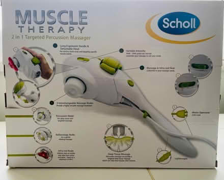 Photo of free Scholl Muscle Therapy 2-in-1 percussion massager (with box) (Caversham RG4) #2