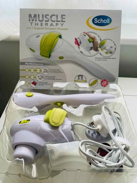 Photo of free Scholl Muscle Therapy 2-in-1 percussion massager (with box) (Caversham RG4) #1