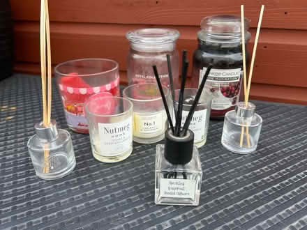 Photo of free Empty & used candle and diffuser jars (Elmdon Heath B91) #1