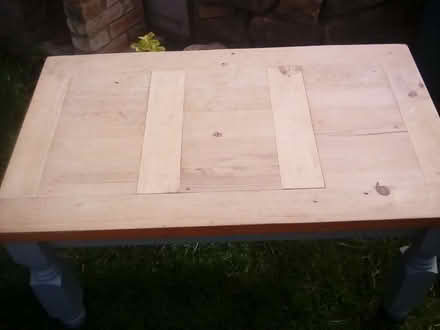 Photo of free Chunky solid coffee table (Long Whatton LE12 5) #1