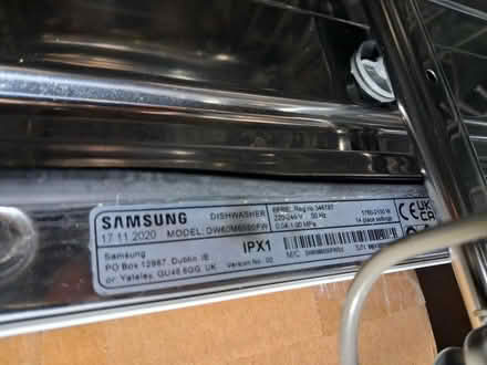 Photo of free Samsung Dishwasher (Carpenders Park, WD19) #3