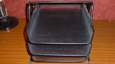 Photo of free Desktop metal mesh trays for filing papers. (Fakenham NR21) #2