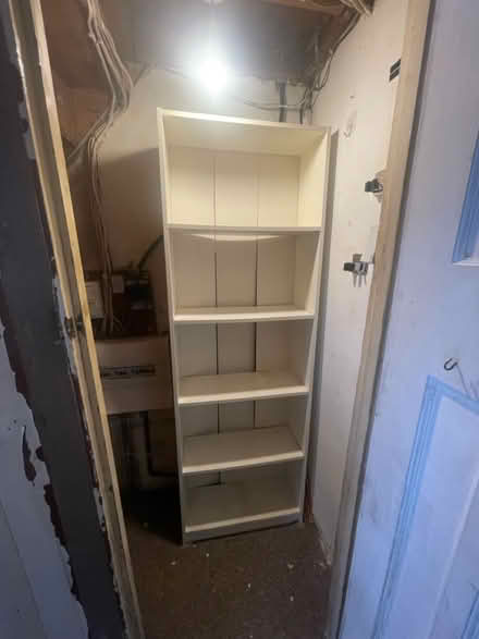 Photo of free White Bookshelf (Leyton E10) #2