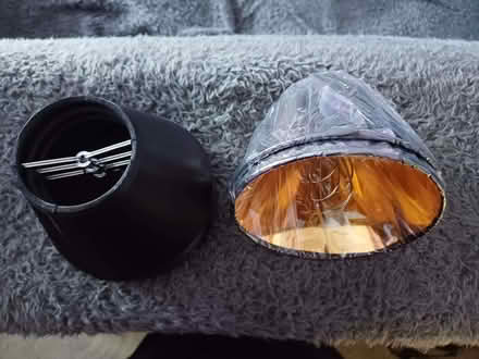 Photo of free 6 sml Black lampshades with Gold on the inside (Ettingshall WV4) #1