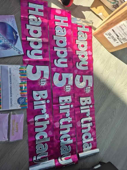 Photo of free Birthday banners, various (IG6) #1