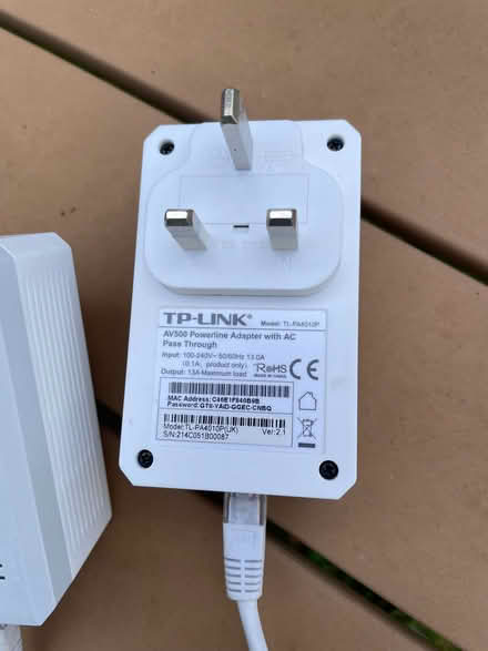 Photo of free Pair TPLink AV500 powerline adapters (Buggs Bottom RG4) #1