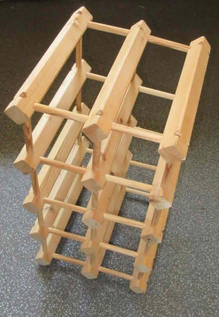 Photo of free Wooden wine rack for 12 bottles (Kingsway BA2) #1