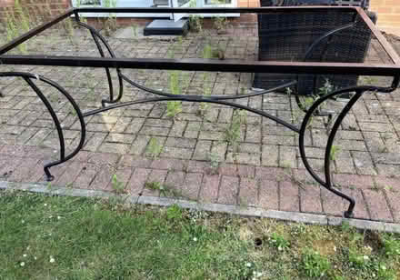 Photo of free Garden table frame - metal (Newport Pagnell, MK16) #1