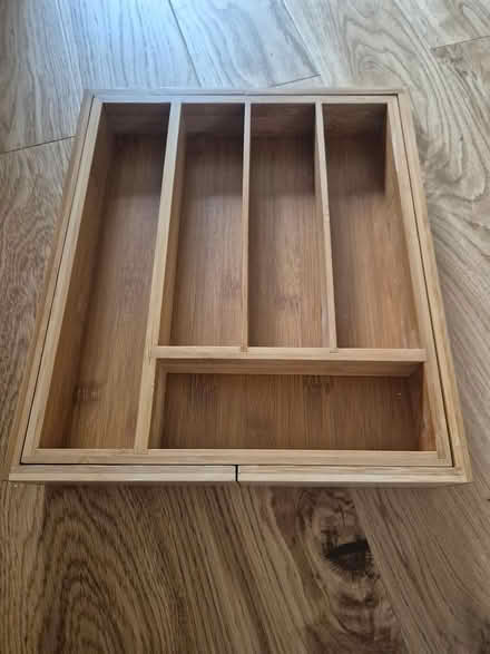 Photo of free Bamboo cutlery tray (Sw155au, Barnes) #2