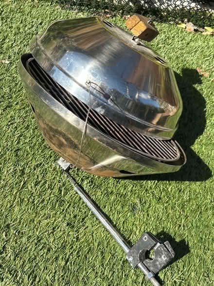 Photo of free Stainless steel charcoal BBQ, rail mount (West End GU24) #3