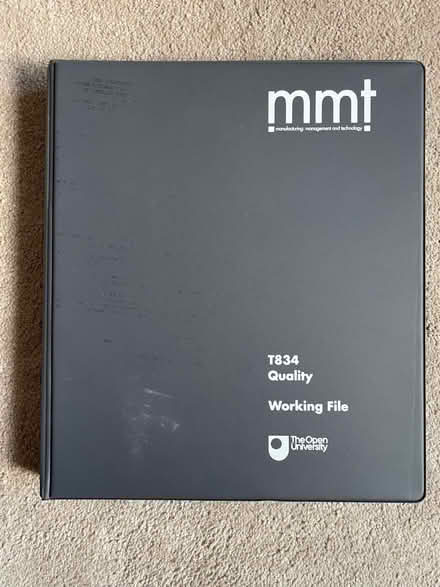 Photo of free 2 ring document folder with dividers, pocket and clip (Allestree Park DE22) #1