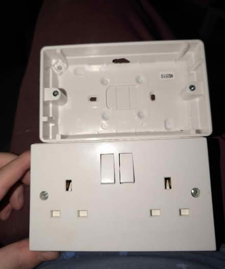 Photo of free 13 amp 2 gang socket and spare back box (Belle Vue WF1) #1