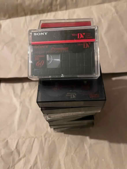 Photo of free 20 used Sony dvm60 tapes (Finsbury Park N4) #1