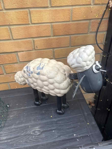 Photo of free Shawn the sheep garden ornament (Dunton SG18) #2