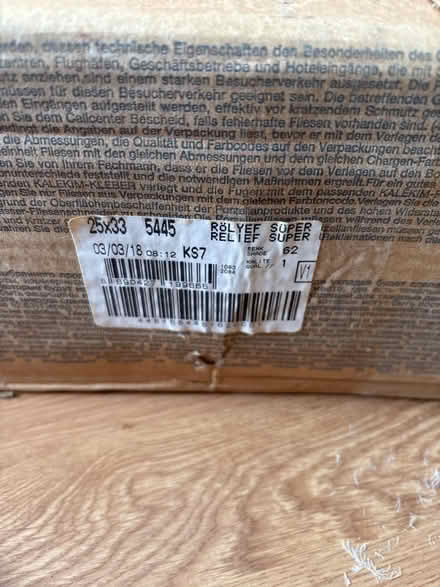 Photo of free 25-ish wall/floor tiles (Chatham) #2