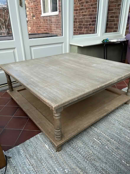 Photo of free Coffee table 99x99cm, 40cm tall (Malvern Link WR14) #2