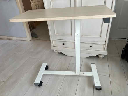 Photo of free Overbed adjustable table with wheels (Bicester OX26) #1