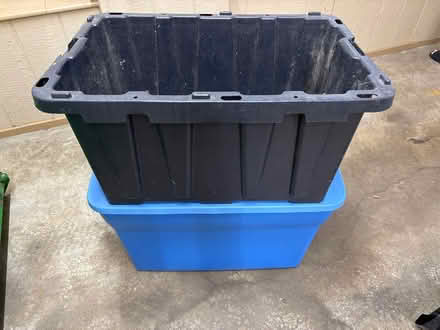 Photo of free Two bins one with lid (Huntingtown md) #1