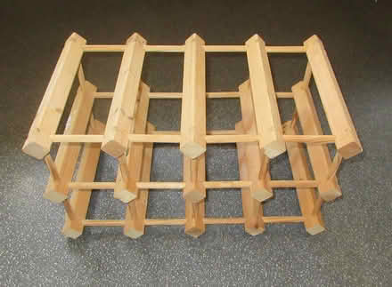 Photo of free Wooden wine rack for 12 bottles (Kingsway BA2) #2