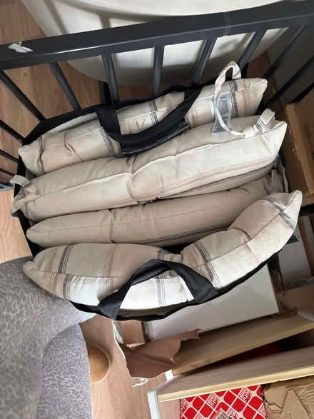 Photo of free 4 dining seat cushions from m&s (Chatham) #1