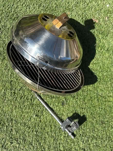 Photo of free Stainless steel charcoal BBQ, rail mount (West End GU24) #1