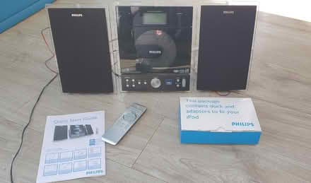 Photo of free Philips micro Hi-Fi system CD/radio (Jersey Farm AL4) #1