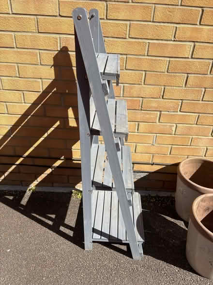 Photo of free Wood Shelf unit (Dunton SG18) #2