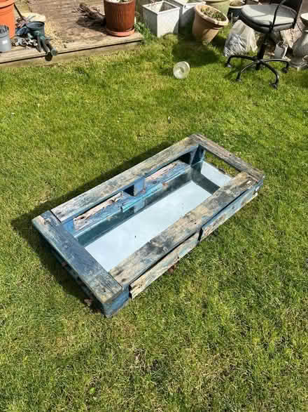 Photo of free Home made planter with mirror (Buckden st neots) #2