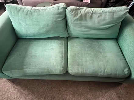 Photo of free Green teal sofa (BH17 canford heath) #1