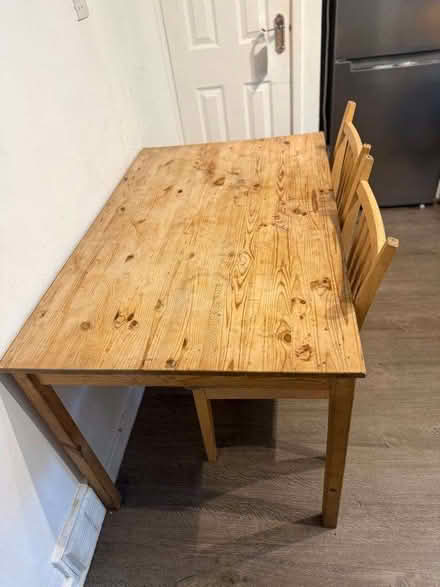 Photo of free Dining Table with a pair of Chairs (Brixton SW4) #2