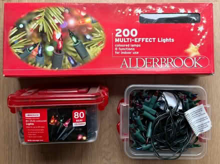 Photo of free Decorative coloured lights - mains powered (Fleetville AL1) #1
