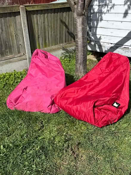 Photo of free Two teardrop outdoor beanbags (DA7 Barnehurst/Bexleyheath) #1