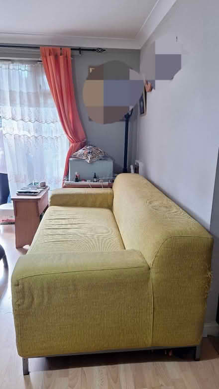 Photo of free SOFA Lime colour (King Edwards road E9) #1