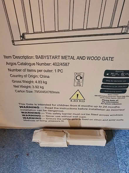 Photo of free Child's Stairgate (Pipers Ash CH2) #3