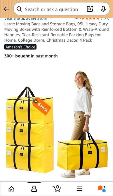 Photo of free Moving boxes and bags (Waddon) #4