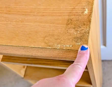 Photo of free Slim mid height pine shelves (Chessington KT9) #2