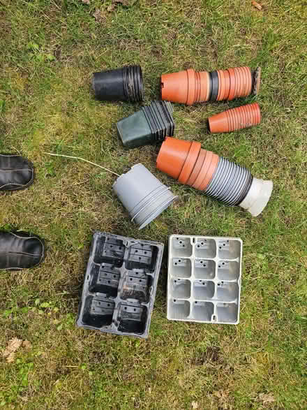 Photo of free plastic plant pots, Portishead (Weston in Gordano BS20) #1