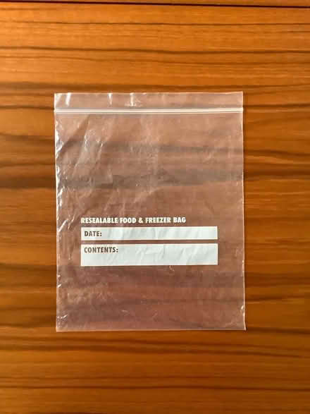 Photo of Zip-lock plastic bags (Cromford DE4) #1