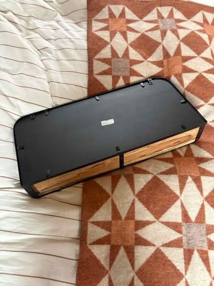 Photo of free Black mirror with shelf (Lewisham) #3